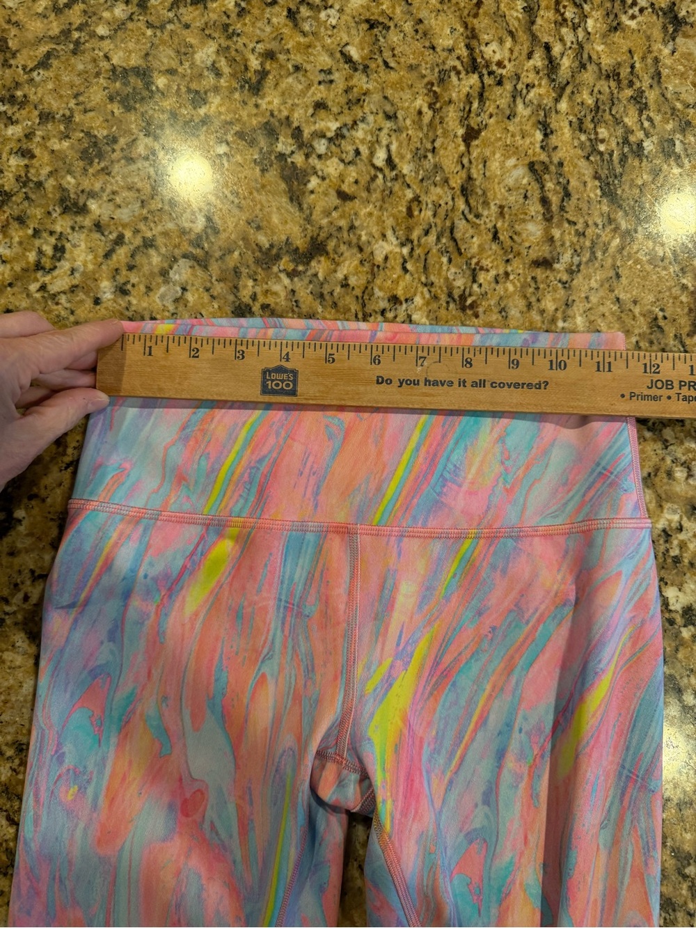 Lululemon Wunder Train High-Rise Tight 28" Prism Marble size 6 like new no flaws - Picture 2 of 7
